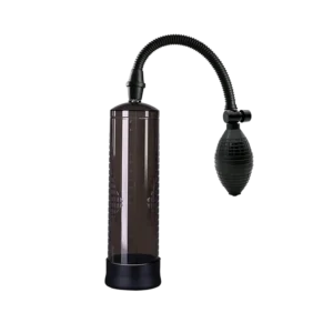 Bomba de vacío con tubo negro transparente, método sin pastillas ni incomodos ejercicios.