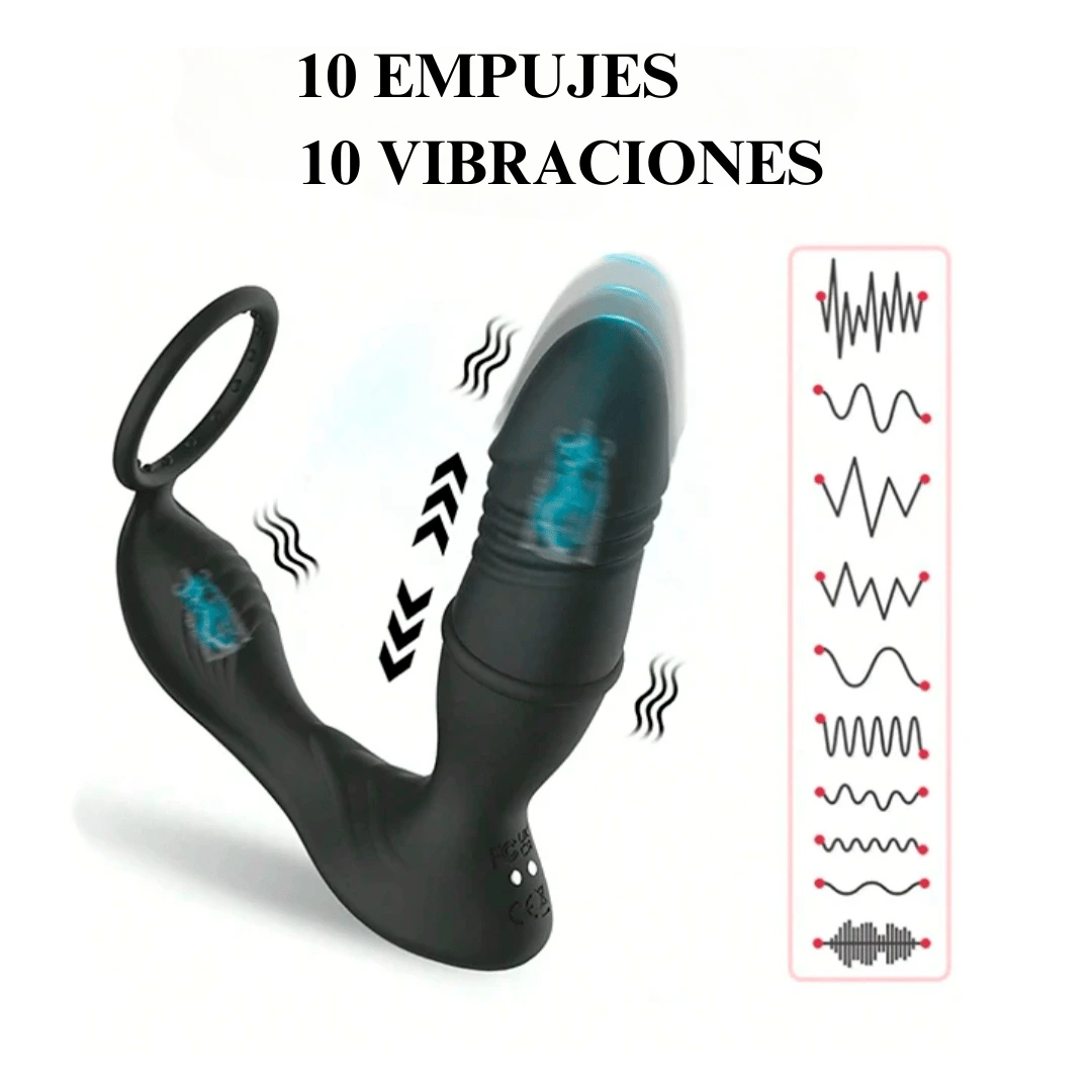 Diseñado para brindar una experiencia intensa y satisfactoria, este producto combina la estimulación del punto G masculino con la firmeza de la erección.