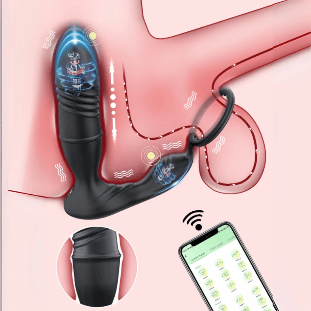 Diseñado para brindar una experiencia intensa y satisfactoria, este producto combina la estimulación del punto G masculino con la firmeza de la erección.
