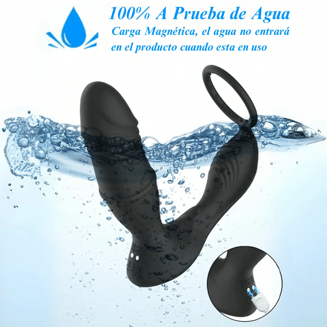 Diseñado para brindar una experiencia intensa y satisfactoria, este producto combina la estimulación del punto G masculino con la firmeza de la erección.