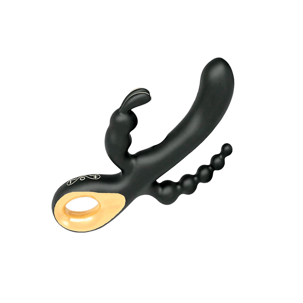 Presentamos un vibrador de conejito que lleva el placer a un nivel completamente nuevo.