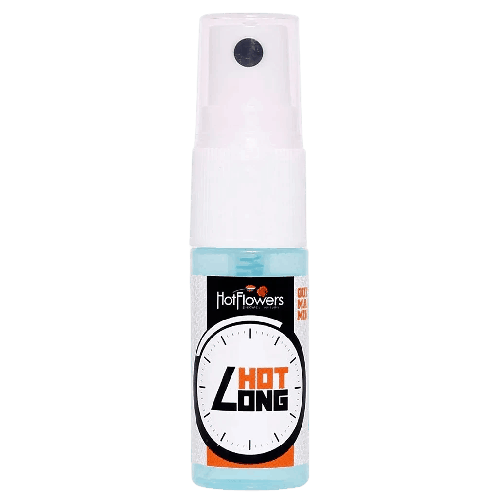 Hot Long 7 min más – Extiende tu rendimiento en la intimidad con este spray desensibilizante. Ideal para hombres que buscan prolongar la erección y retrasar la eyaculación, aumentando el placer en cada momento.