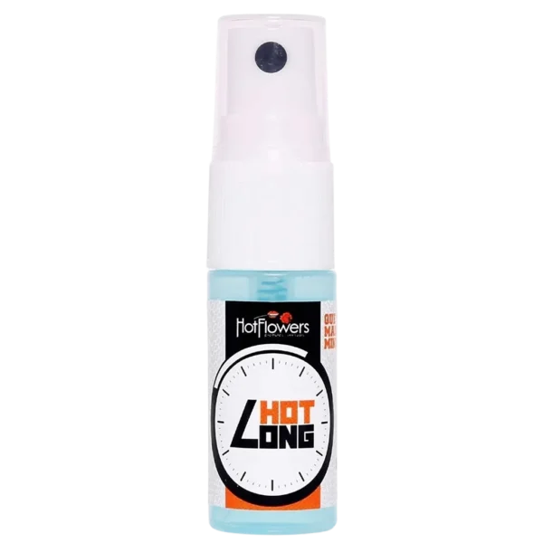Hot Long 7 min más – Extiende tu rendimiento en la intimidad con este spray desensibilizante. Ideal para hombres que buscan prolongar la erección y retrasar la eyaculación, aumentando el placer en cada momento.