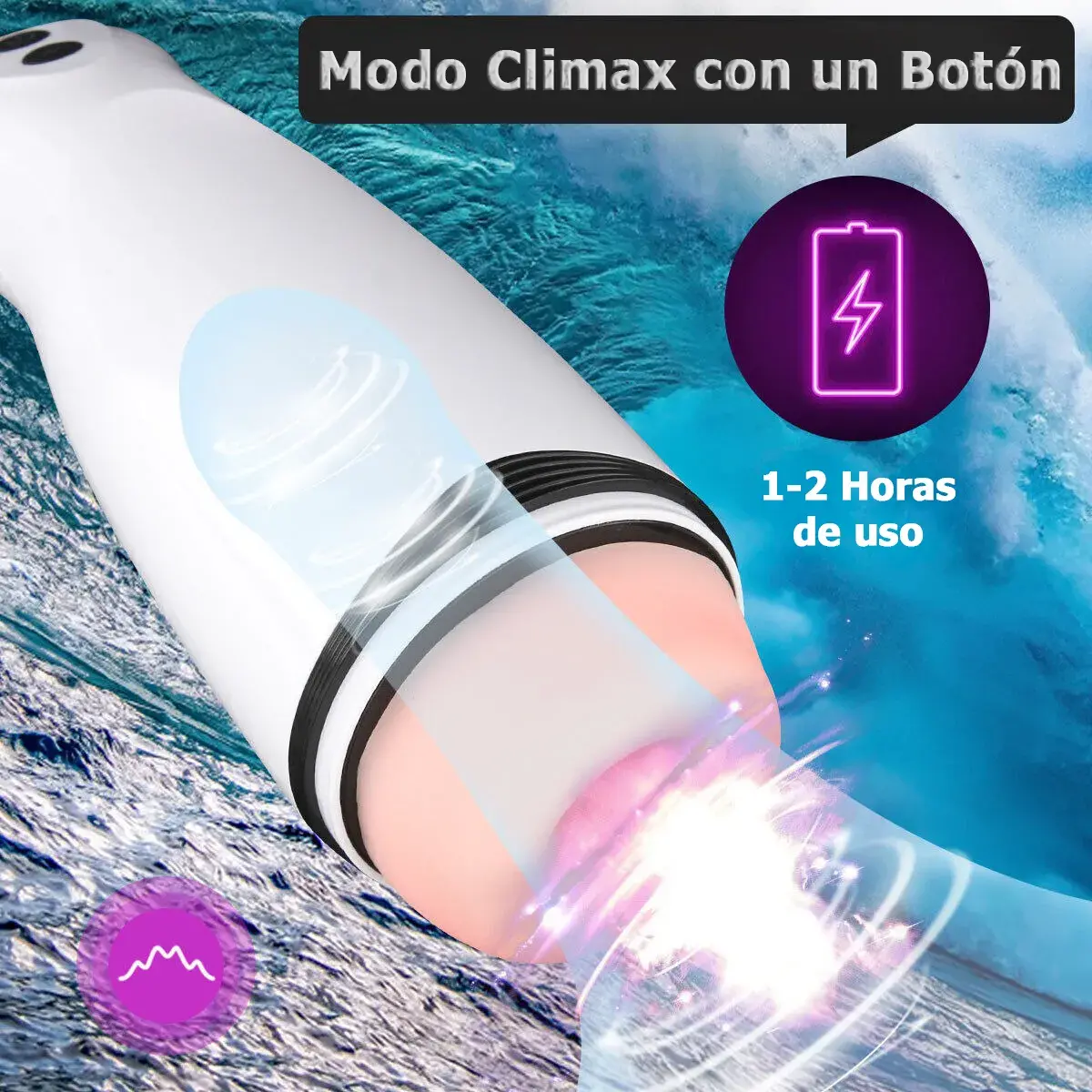Chau Manuela es el masturbador automático que te ofrece una experiencia íntima increíblemente realista y potente. Su diseño interno con texturas especiales y su sistema de succión por vacío te proporcionan sensaciones intensas que se adaptan a ti. Además, cuenta con múltiples modos de vibración y control remoto para que explores el placer a tu ritmo.