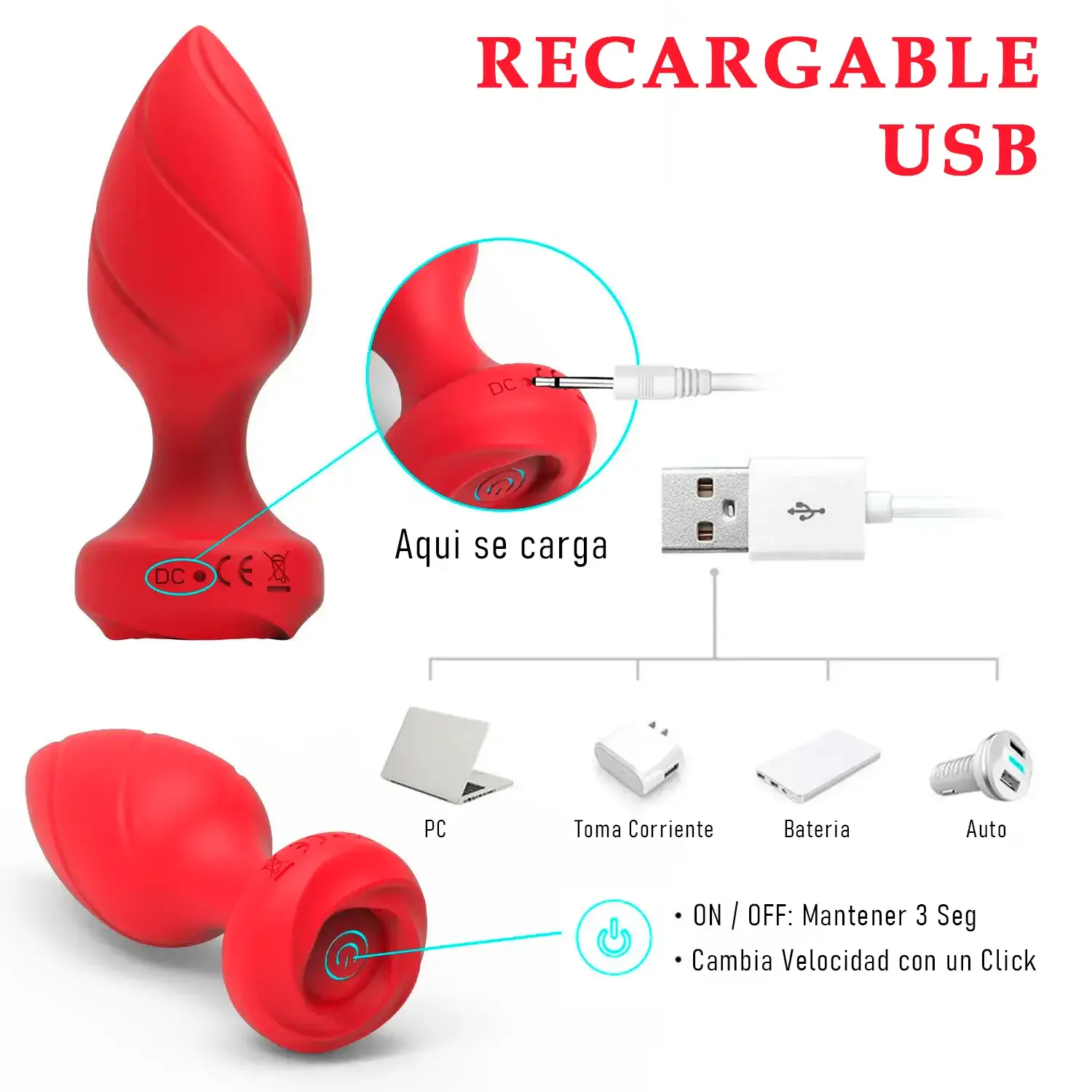Experimenta una sensación única con el Plug Rosa Anal Con Control, diseñado para brindar comodidad, placer y una estimulación intensa. Fabricado en silicona médica a prueba de agua, este plug recargable combina facilidad de uso con múltiples frecuencias de vibración para que elijas la intensidad perfecta. Además, su control remoto inalámbrico te permite disfrutarlo en solitario o en pareja, llevando la experiencia a otro nivel.