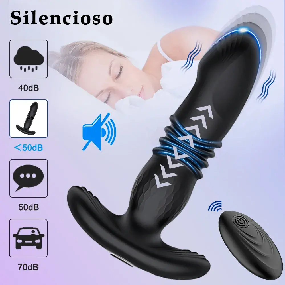 El masajeador vibratorio de próstata con control mediante aplicación en teléfono es un estimulador versátil diseñado para brindar un placer intenso y personalizado tanto a hombres como a mujeres.